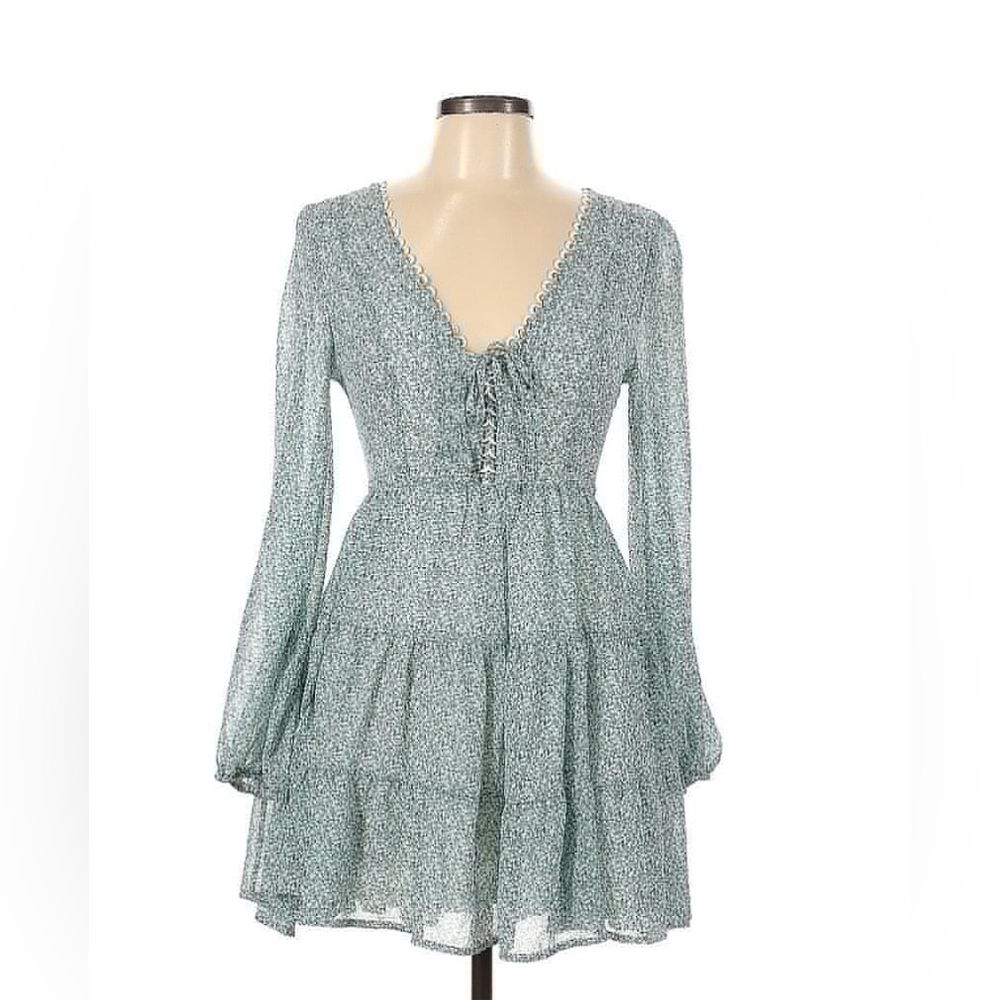 Flowy floral boho mini dress